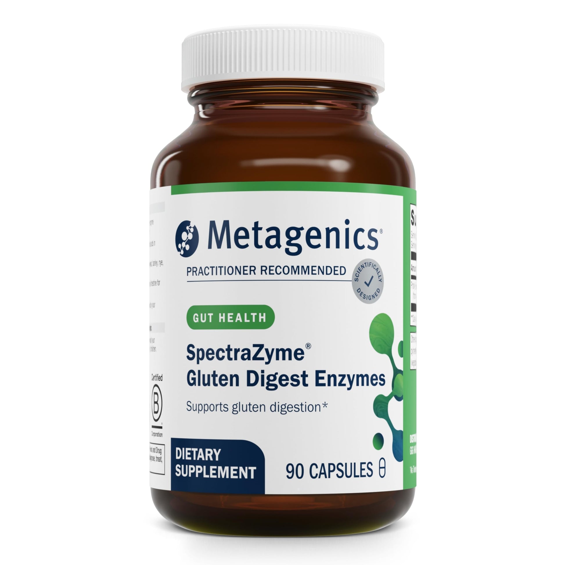 Metagenics SpectraZyme Gluten Digest Enzymes Capsule, 90 Count