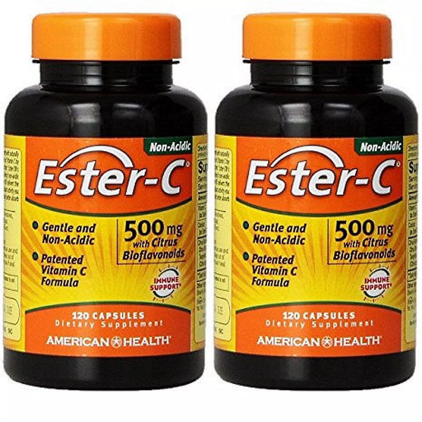 American Health Ester-C 500 mg with Citrus Bioflavonoids Capsules, 240 Count