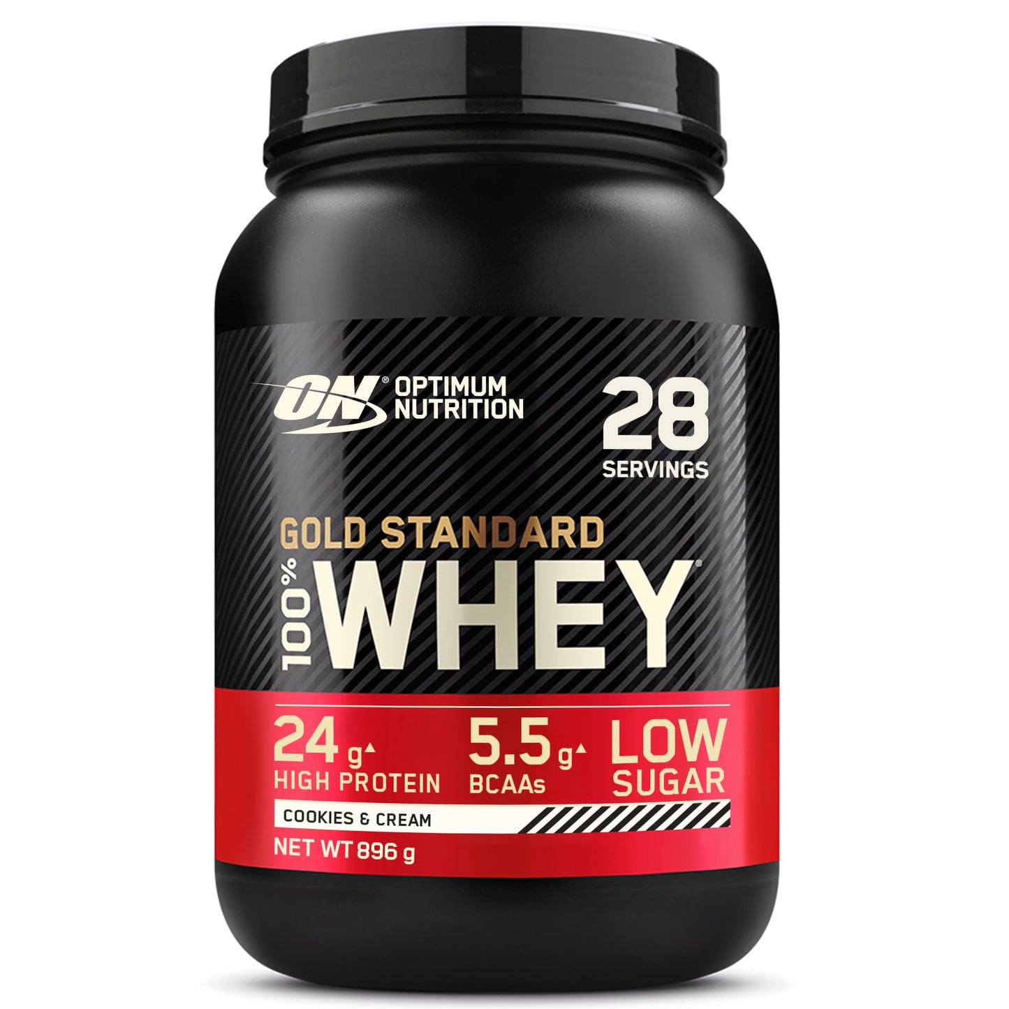Optimum Nutrition Gold Standard 100% Whey Protein Powder Cookies & Cream 32 Servings