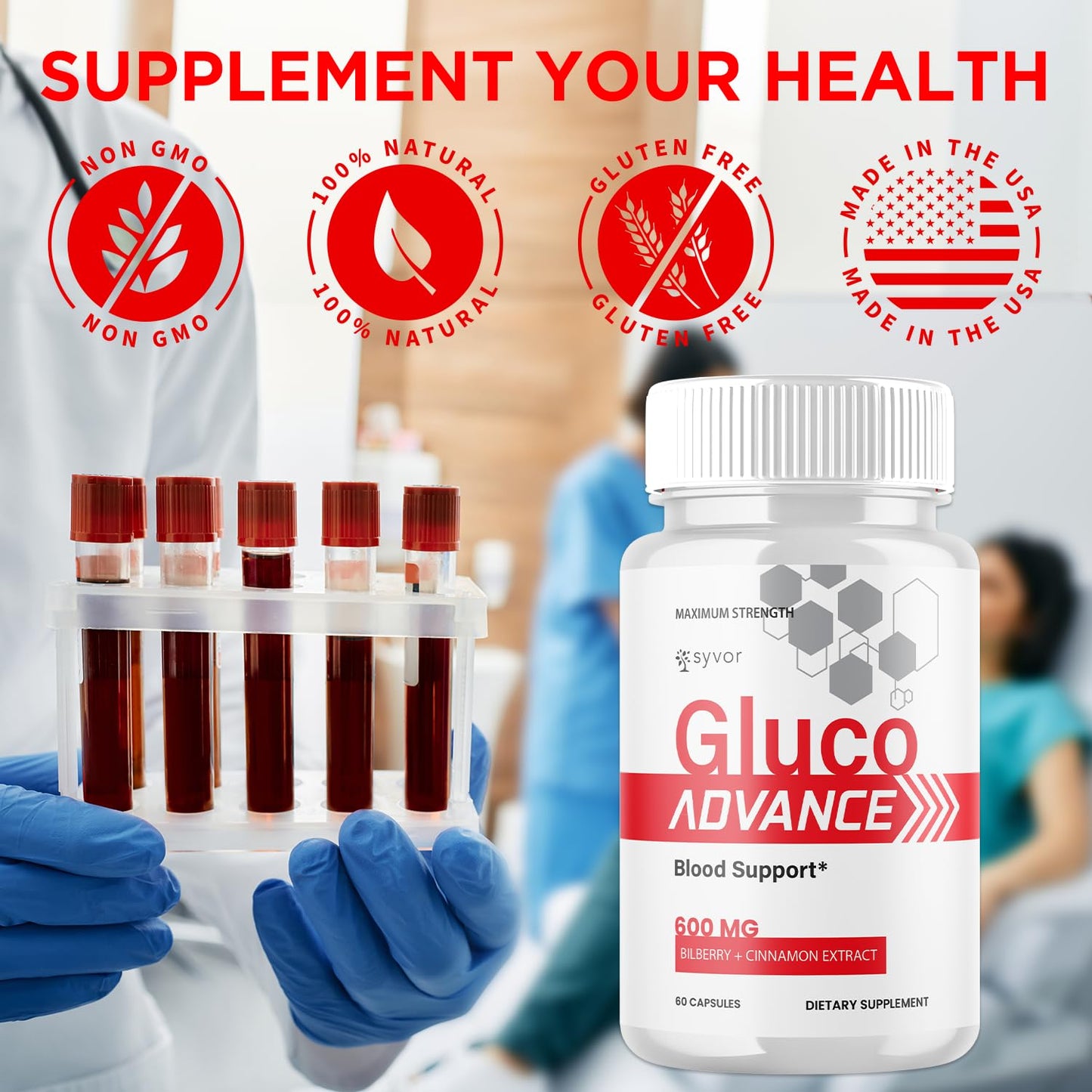 Syvor Gluco Advance Capsules 300 Capsules