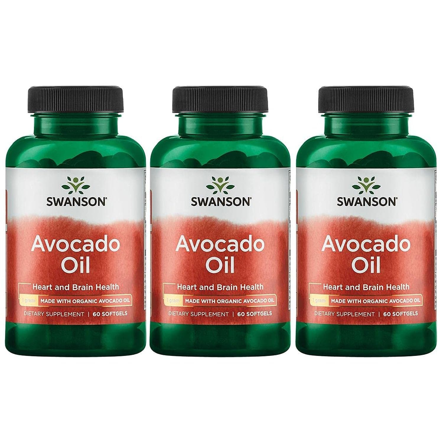Swanson Avocado Oil Softgels 180