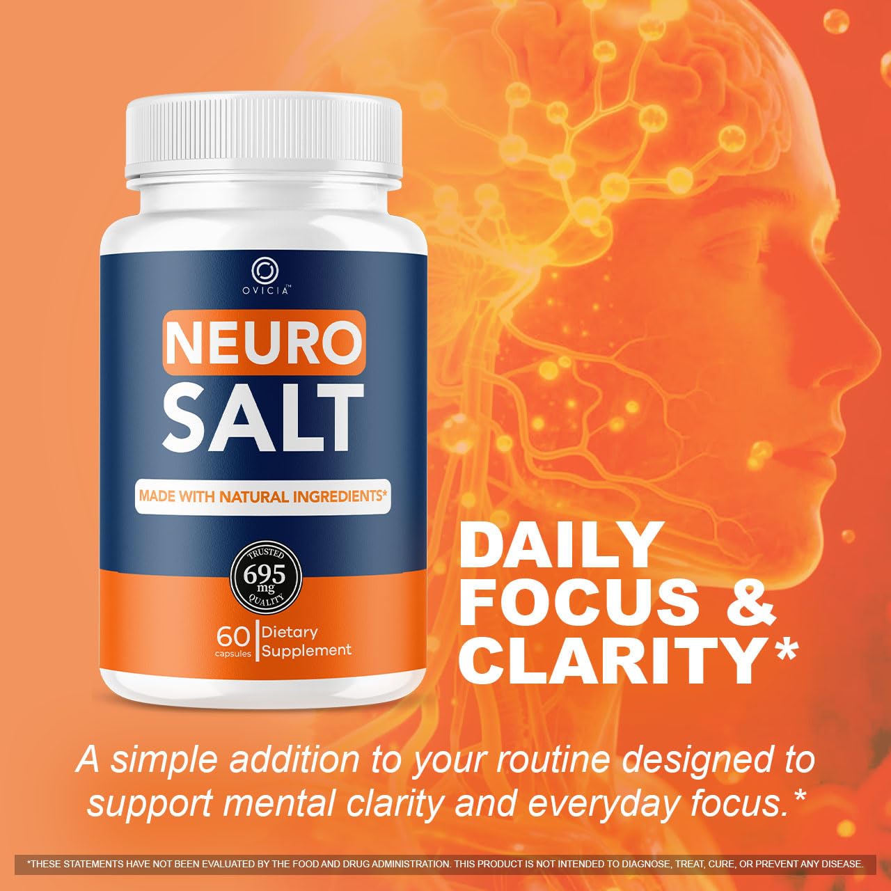 OVICIA Neuro Salt Capsules 120 Capsules