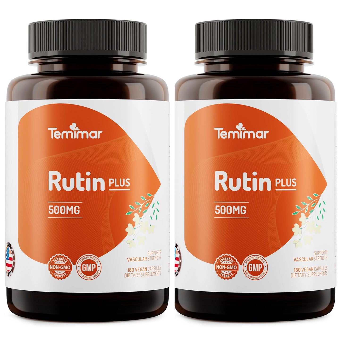 Temimar Rutin 500mg Supplement Capsules, 360 Capsules