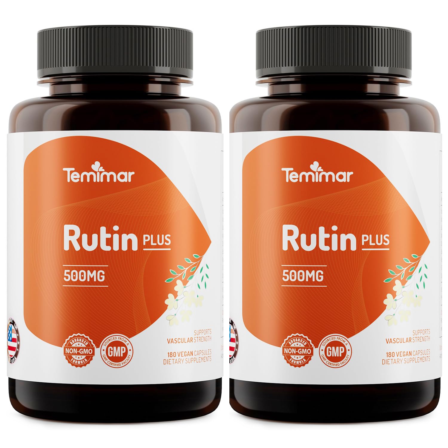 Temimar Rutin 500mg Supplement Capsules, 360 Capsules
