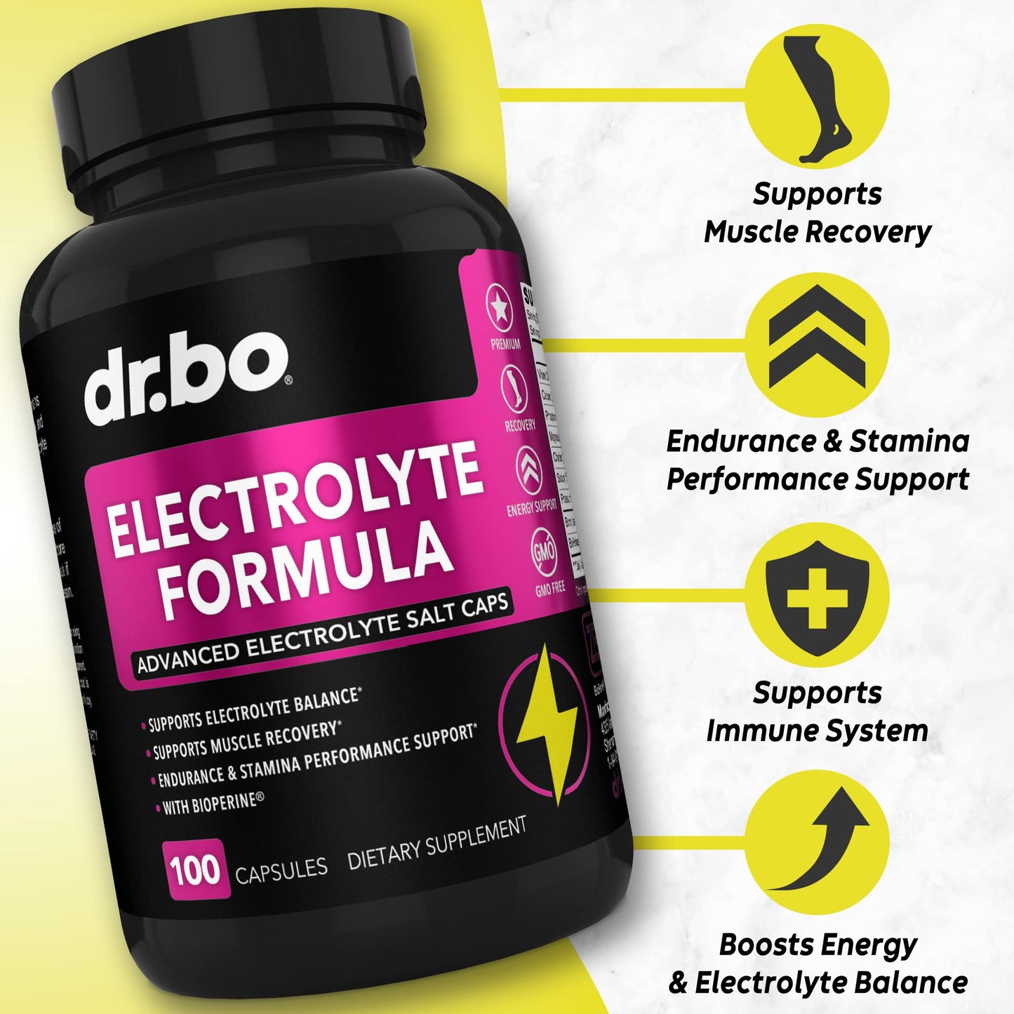 DR. BO Electrolyte Capsules 100 Count