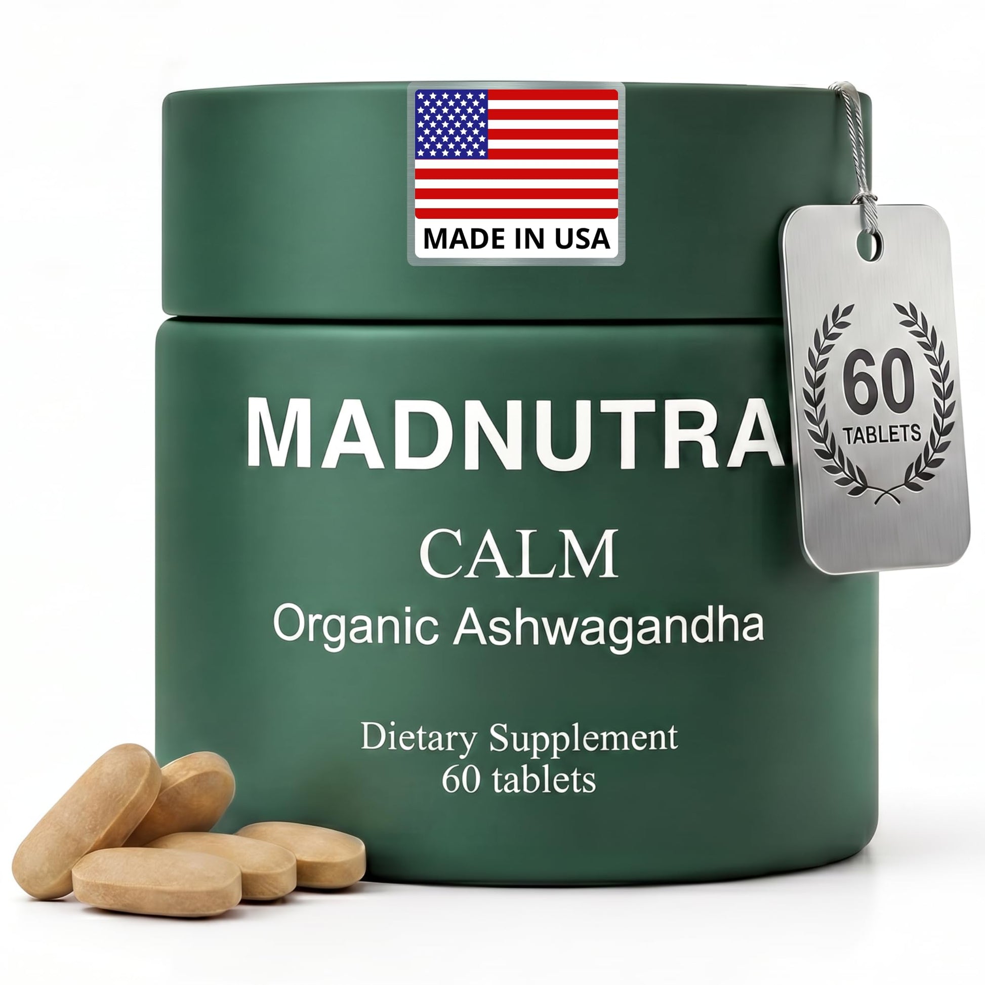 MadNutra Ashwagandha 675mg Tablet, 60 Count