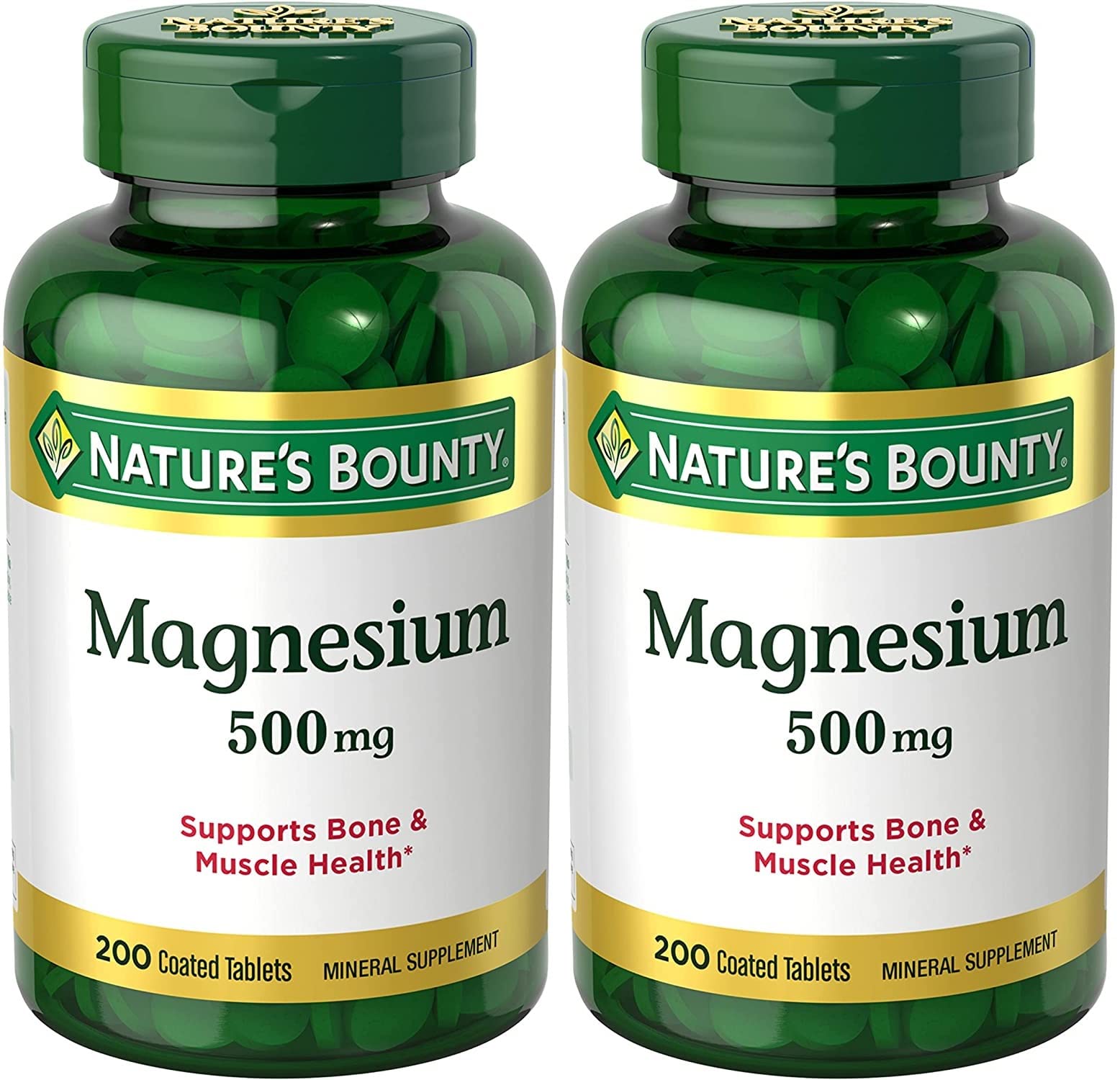 Nature's Bounty Magnesium, Bone and Muscle Health Tablets, 400 Count