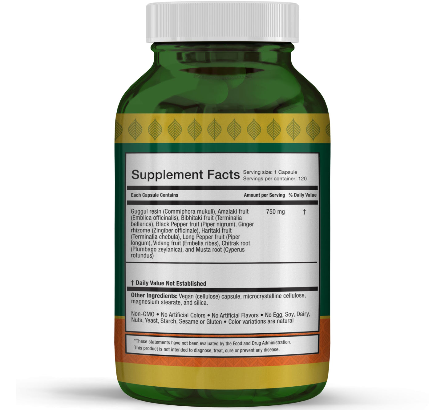 Harmony Nutraceuticals Medohar Guggul – Metabolism & Digestive Function Support – Traditional Ayurvedic Herbal Formula – Dr. Gumman’s Clinical Grade Capsules, 120 Count