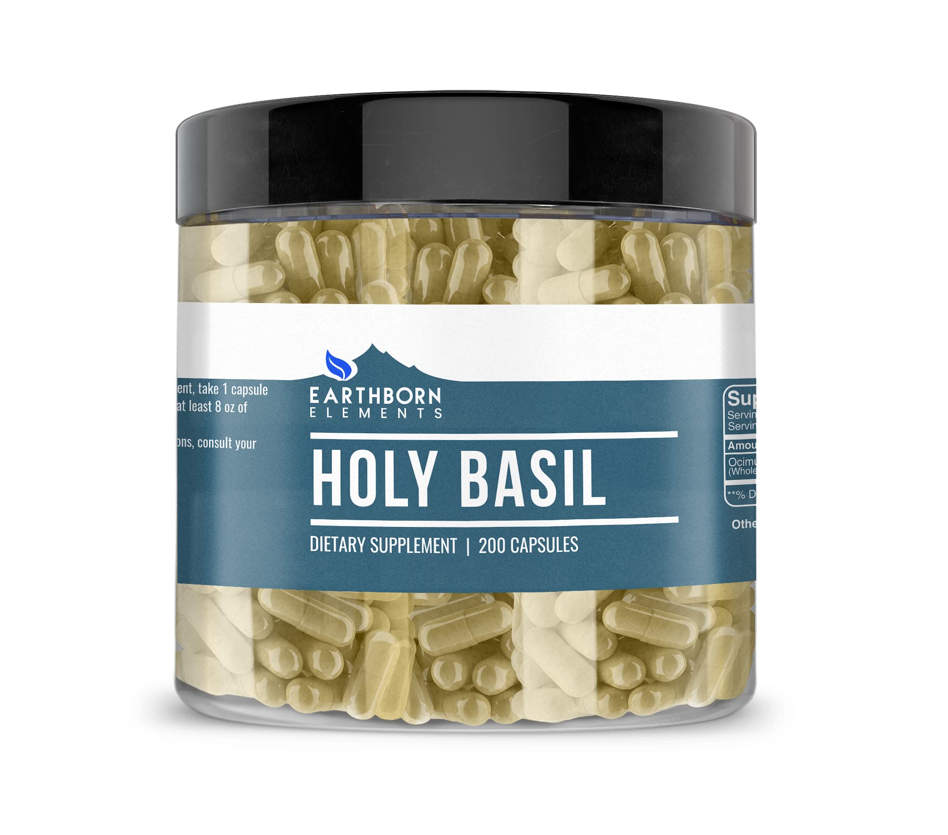Earthborn Elements Holy Basil Capsule 200 Count