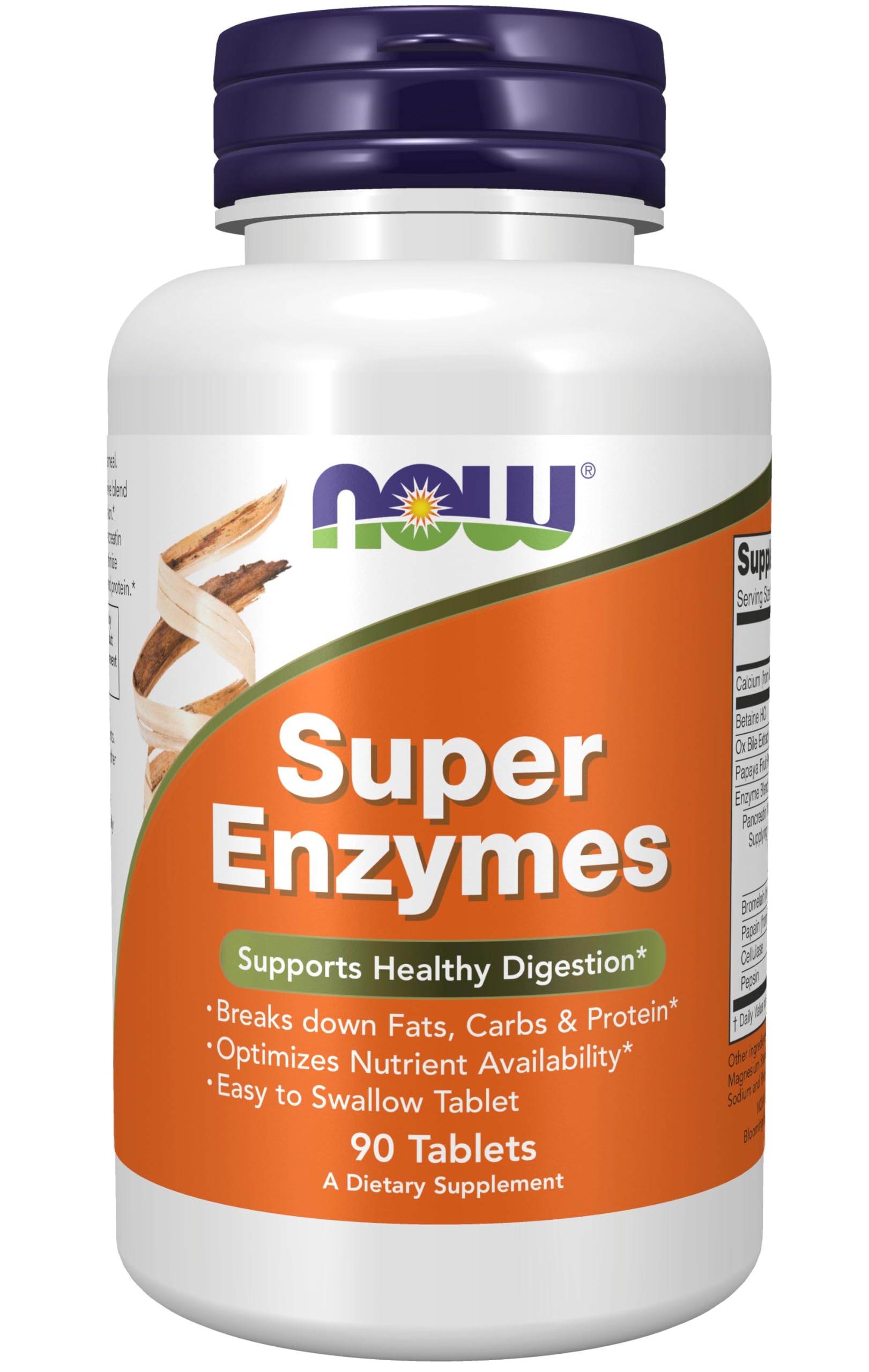 NOW Foods Super Enzymes Tablet 90 Count