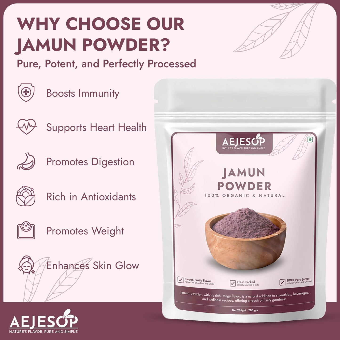 AEJESOP Jamun Powder 7.05 oz