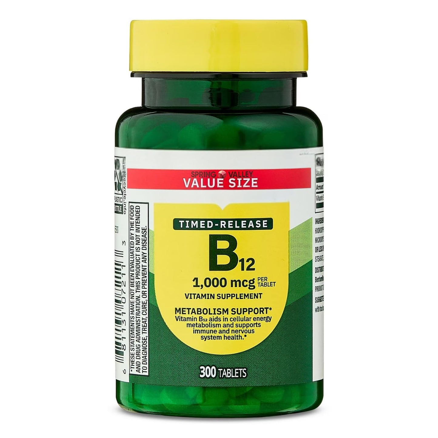 Generic Vitamin B12 Timed-Release Tablets, 300 Tablets