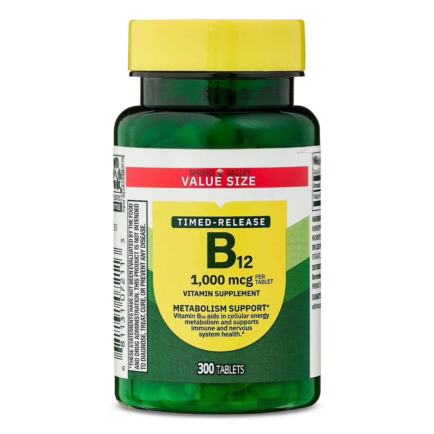 Generic Vitamin B12 Timed-Release Tablets, 300 Tablets