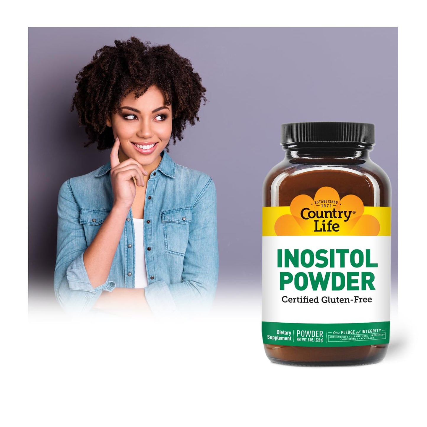 Country Life Inositol Powder 1100mg 8 oz