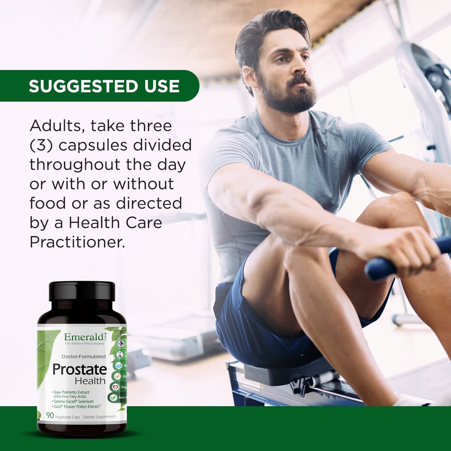 Emerald Labs Prostate Health Prostate Support Supplement Capsules 90