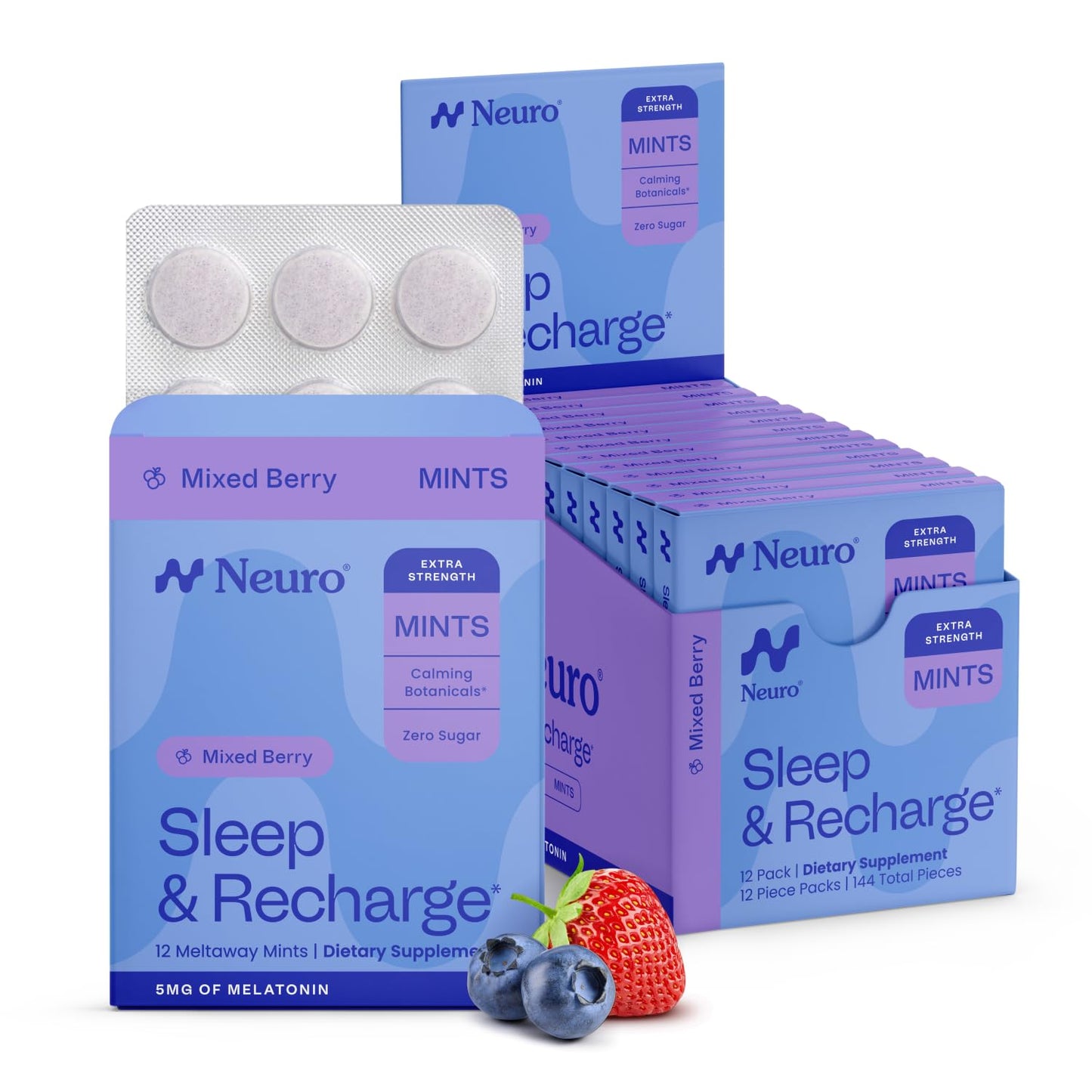Neuro Sleep & Recharge Meltaway Mints Chewable 12-Count