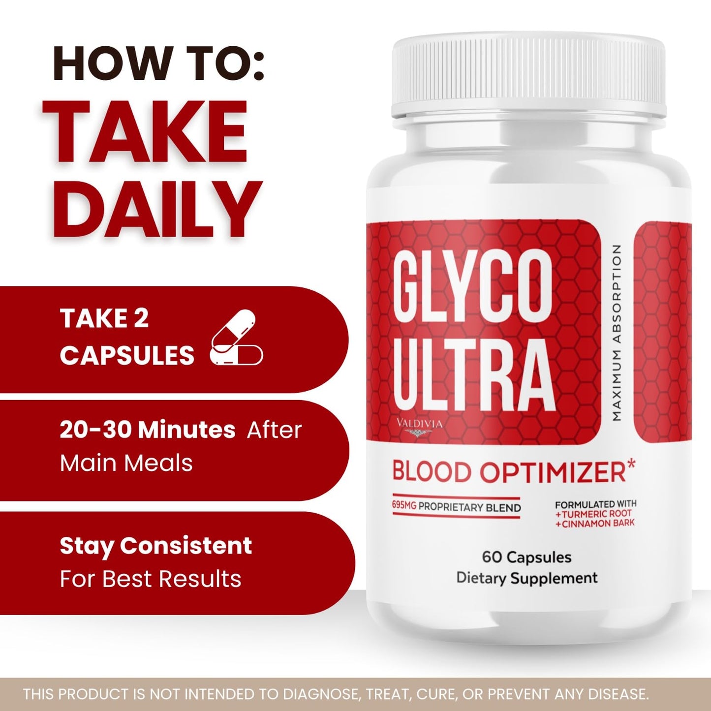 Valdivia Glyco Ultra Capsules 300 Capsules