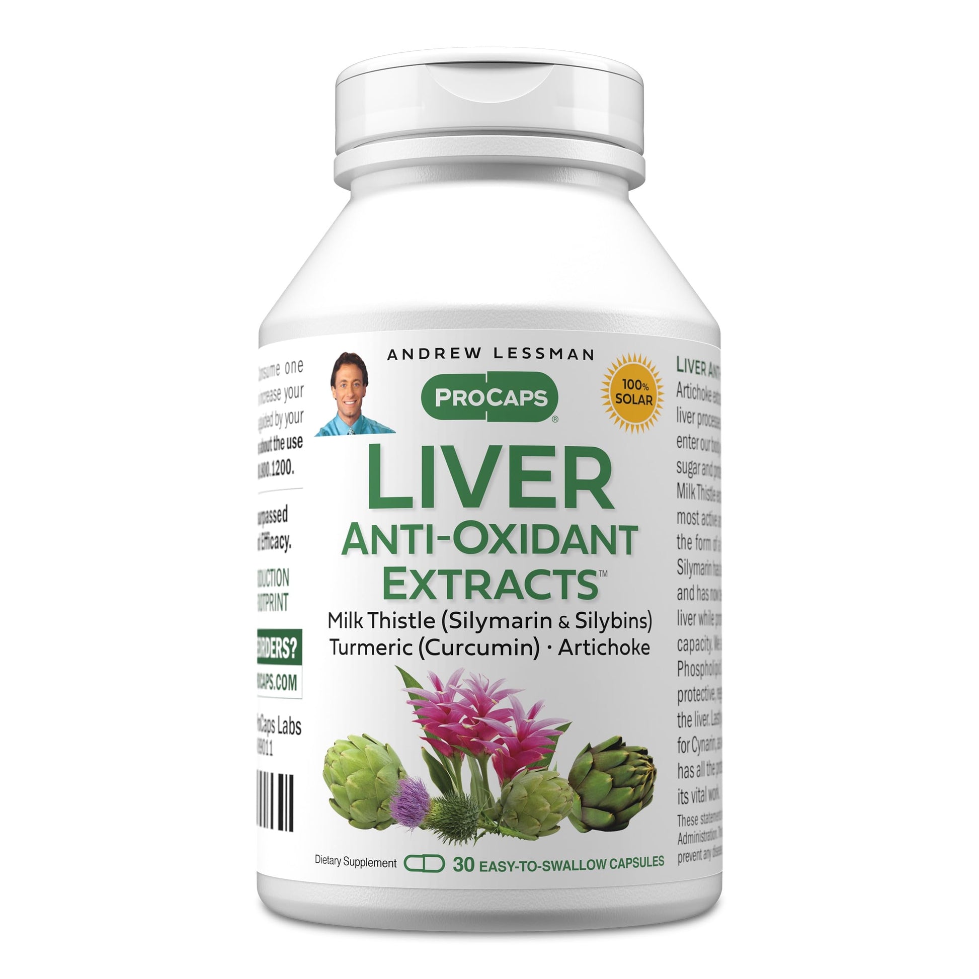 ANDREW LESSMAN Liver Anti-Oxidant Extracts Capsules 30