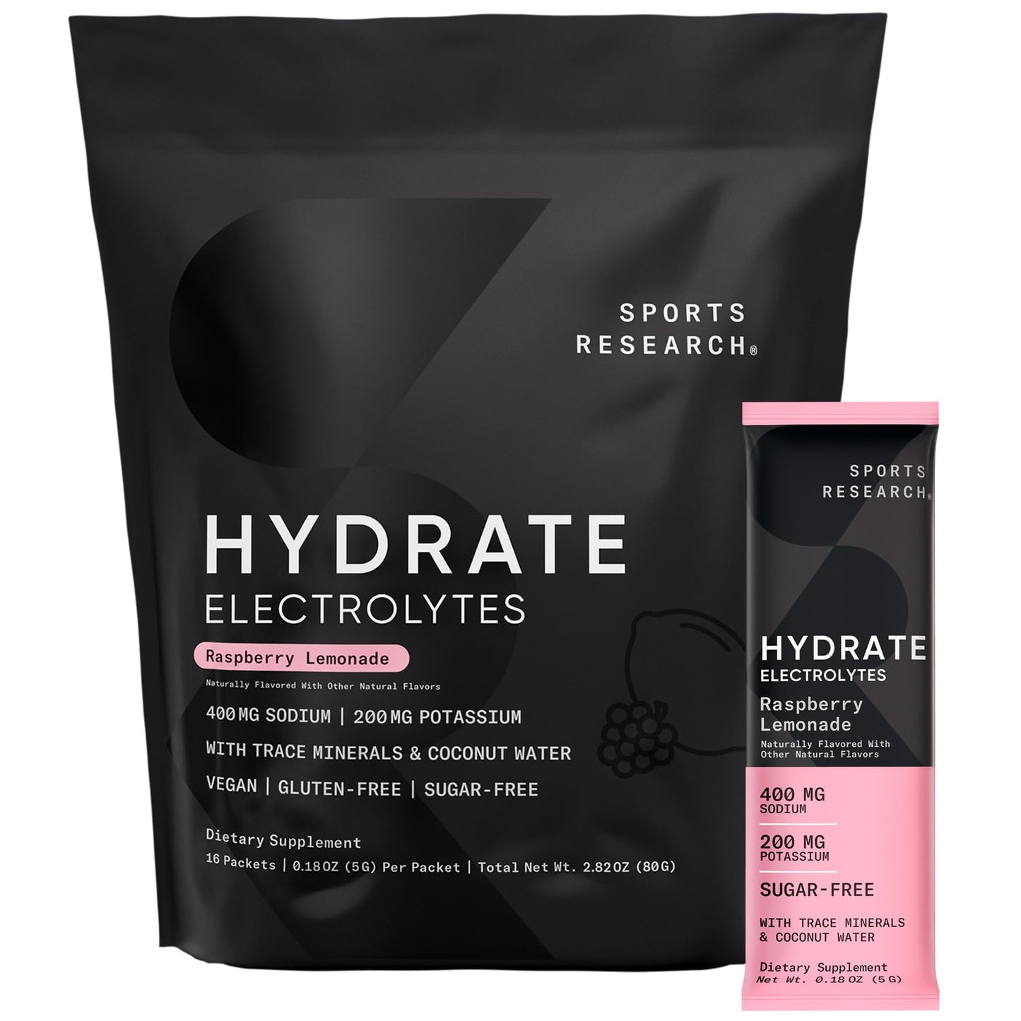 Sports Research Hydrate Electrolytes Powder 5.64