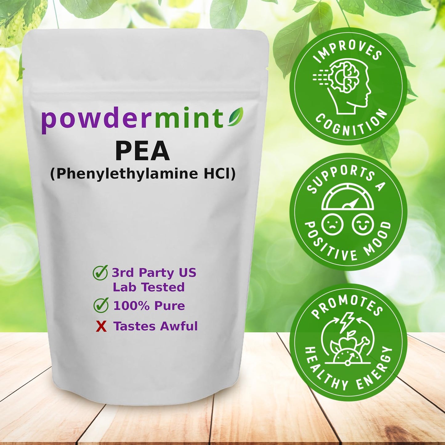 powdermint Phenylethylamine Supplement Powder 250g HCl Form