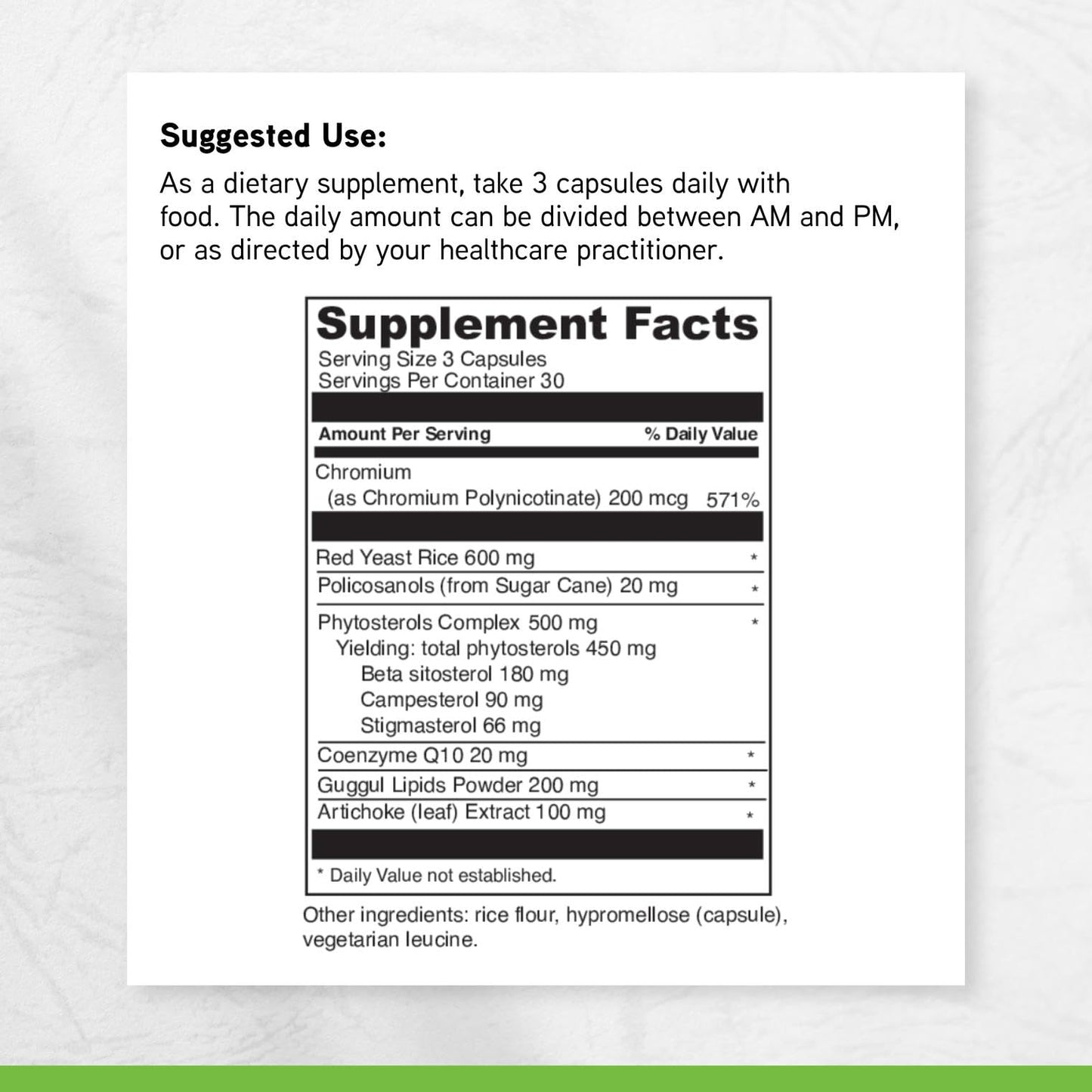 DAVINCI CholestSure Supplement Capsule with CoQ10, 90 Count