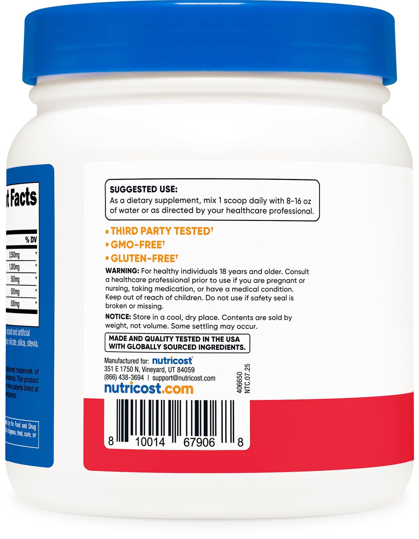Nutricost L-Arginine Complex Powder 16.7 oz