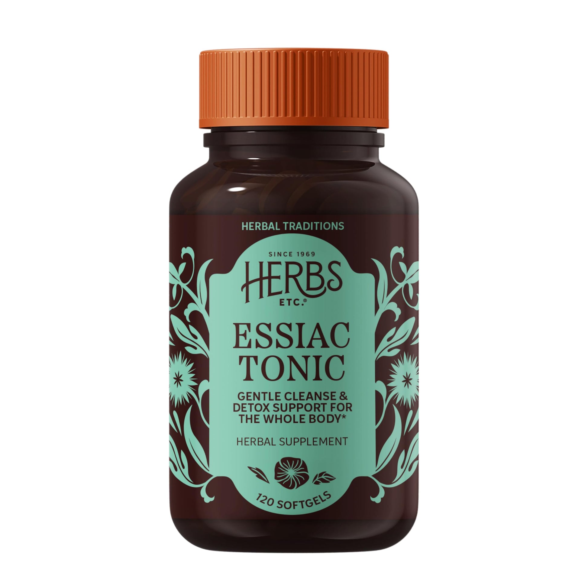 Herbs Etc. Essiac Tonic Ojibwa Body Cleansing Formula Softgels 120 Count