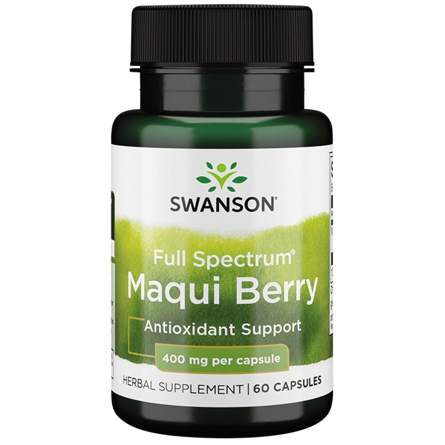 Swanson Full Spectrum Maqui Berry 400 mg Capsules, 60 Count