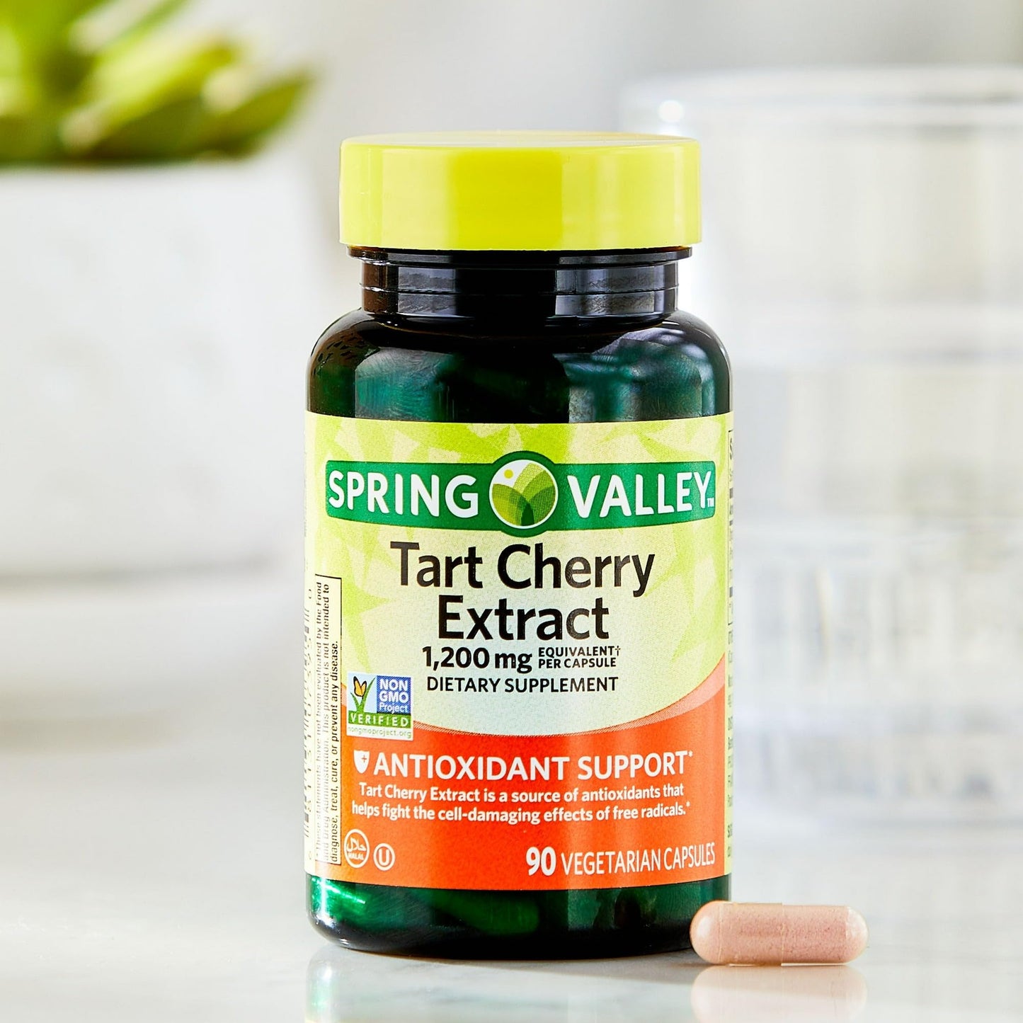 BASKETGOODS Tart Cherry Extract Capsule 90 Count