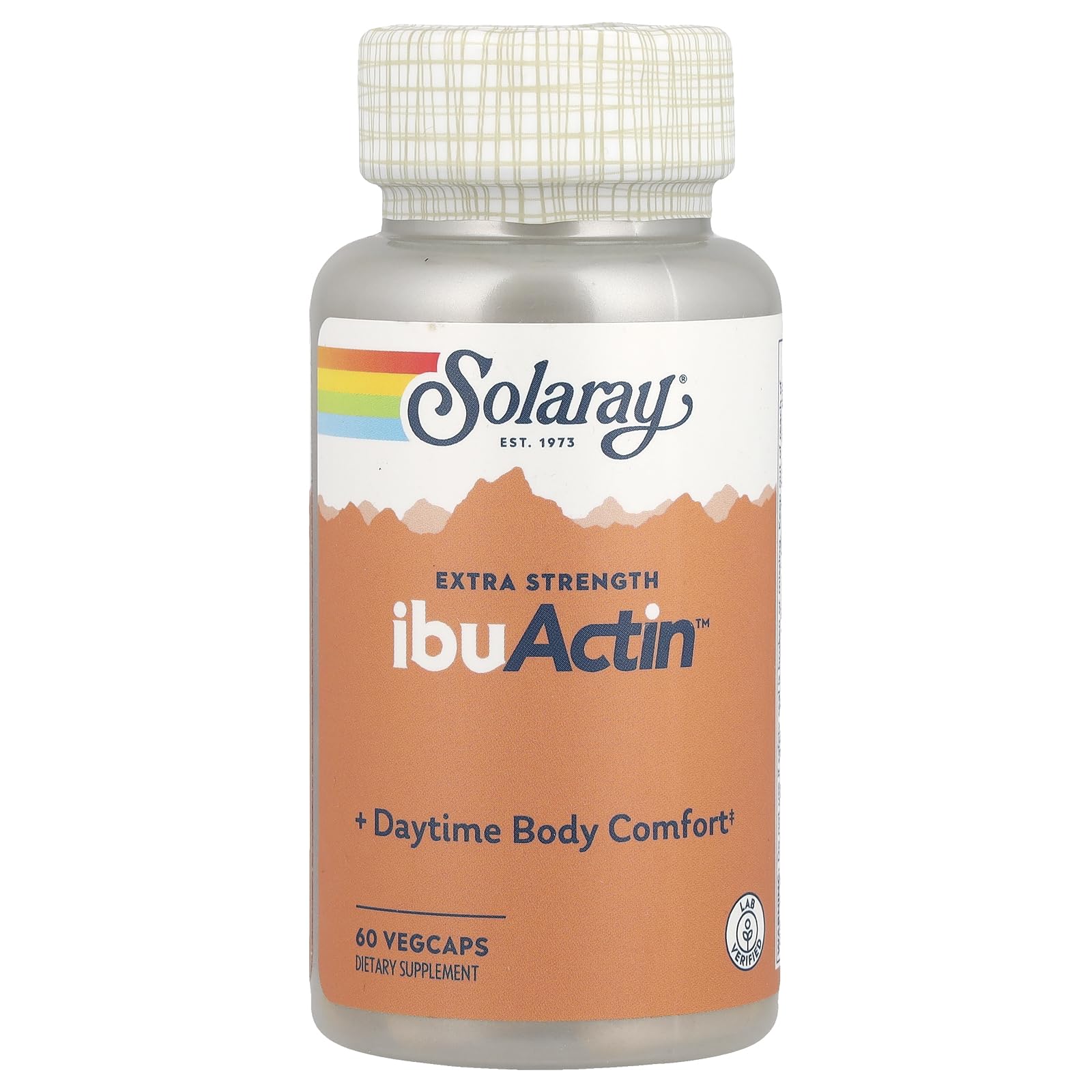 Solaray IbuActin Extra Strength Capsules, 60 Capsules