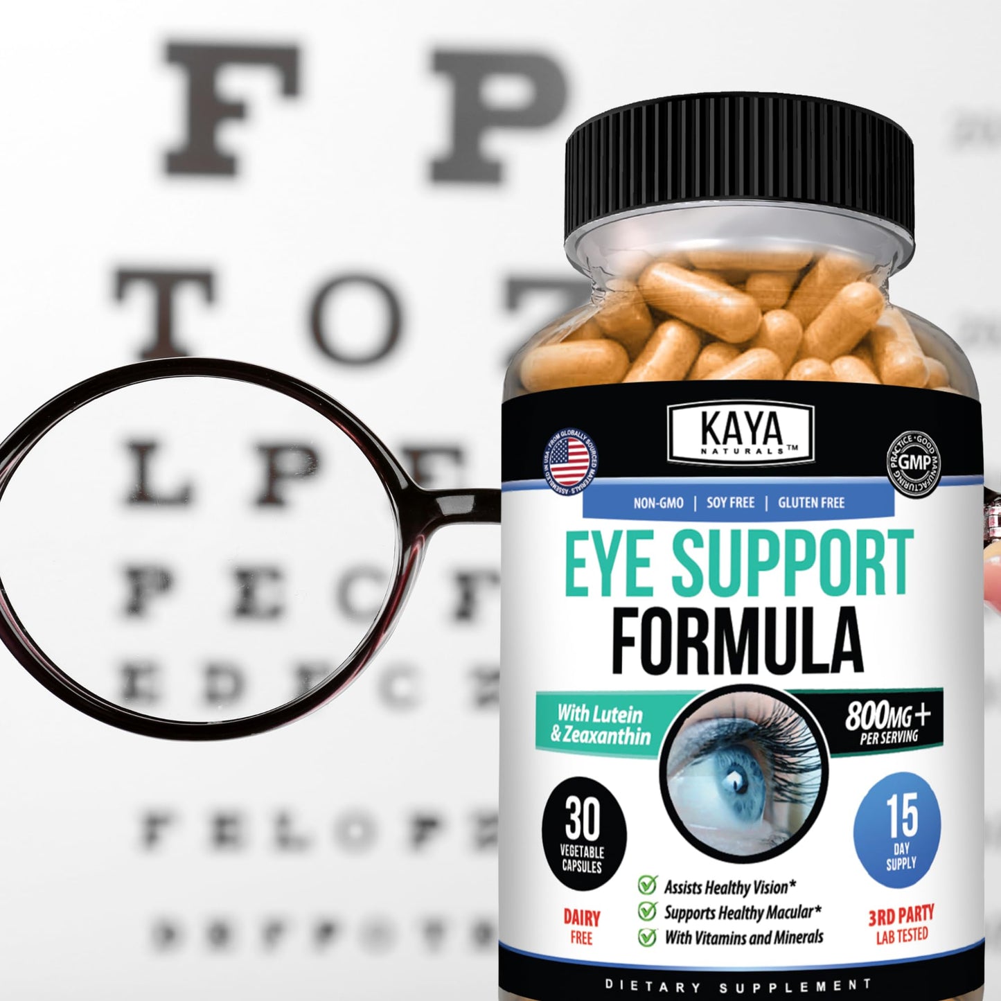 Kaya Naturals Eye Health Supplement Capsule 30