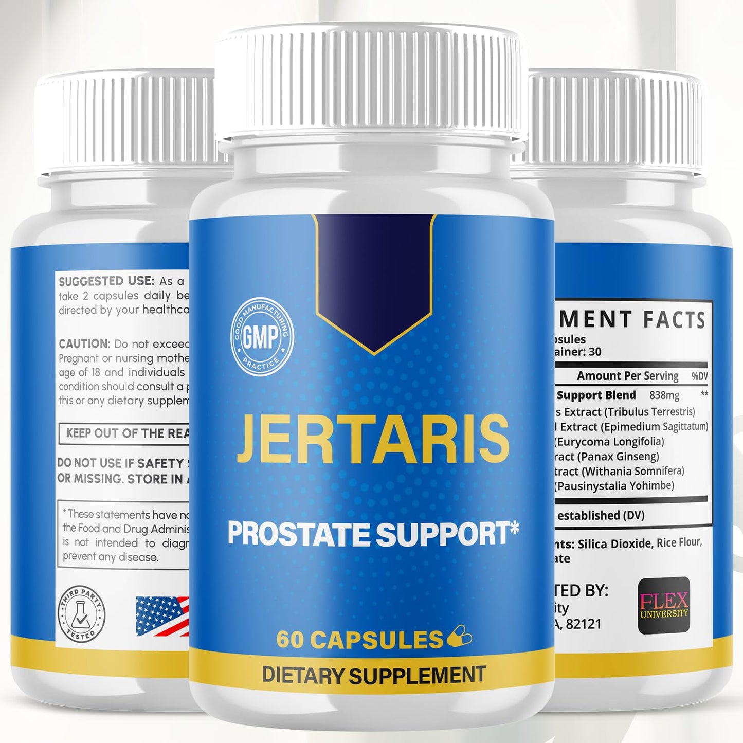 Flex University Jertaris Capsule 60 Count