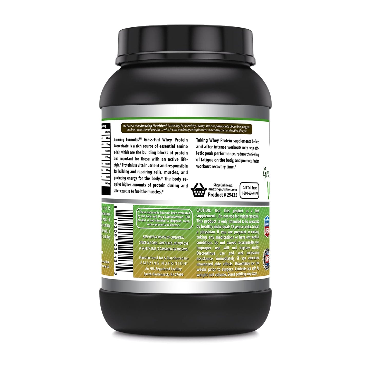 Amazing Nutrition Grass-Fed Whey Protein Powder 32