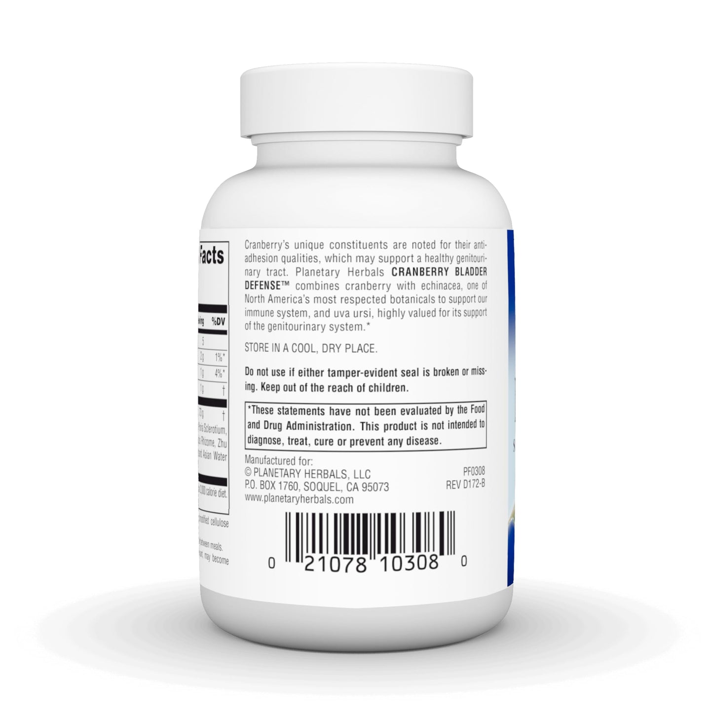 Planetary Herbals Cranberry Bladder Defense 60 Tablets