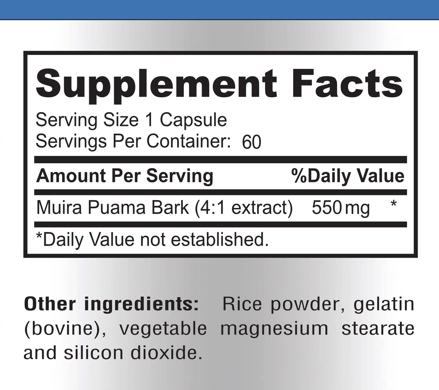 YUMMYVITE Muira Puama 60 Capsules
