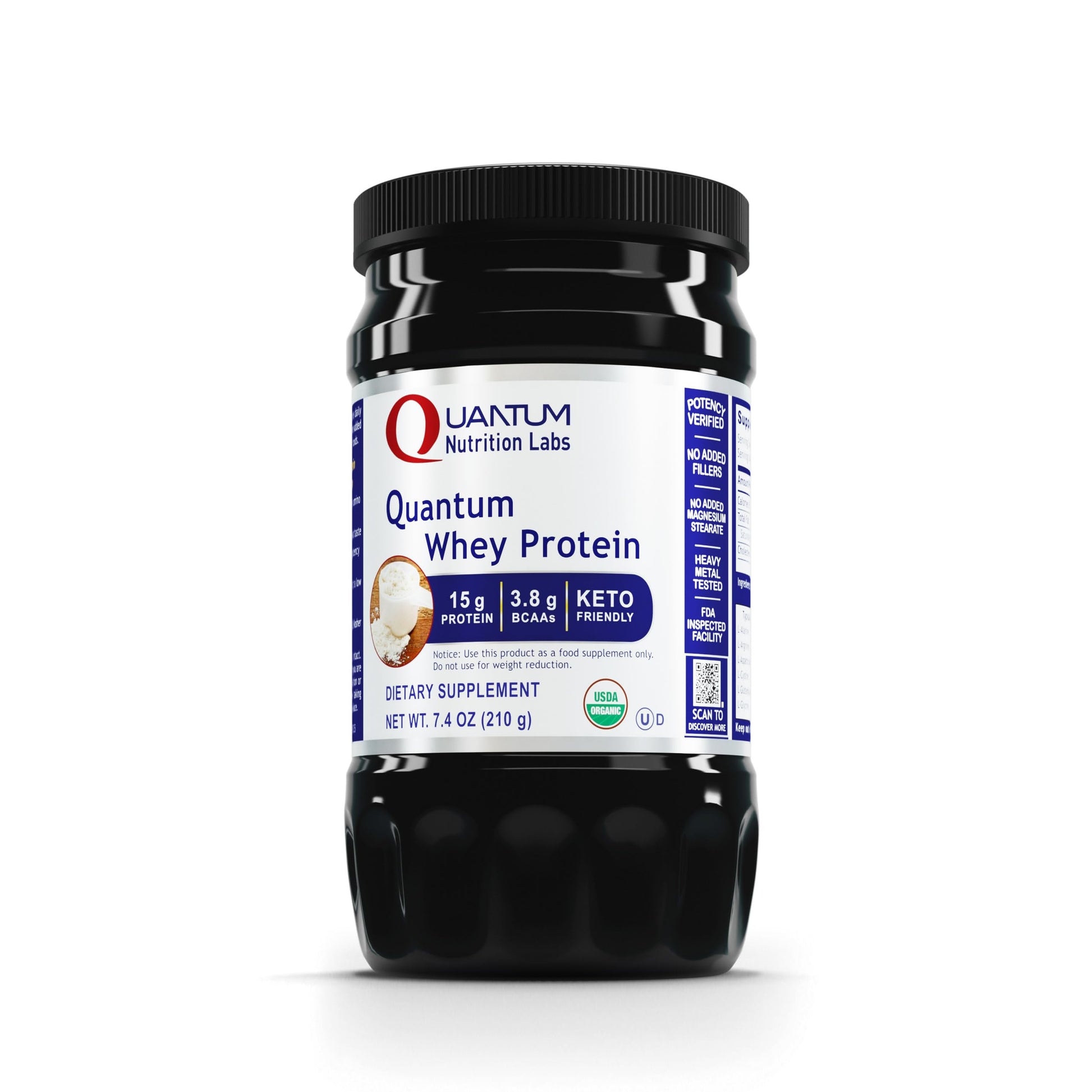 Quantum Nutrition Whey Protein Powder 7.4 Oz