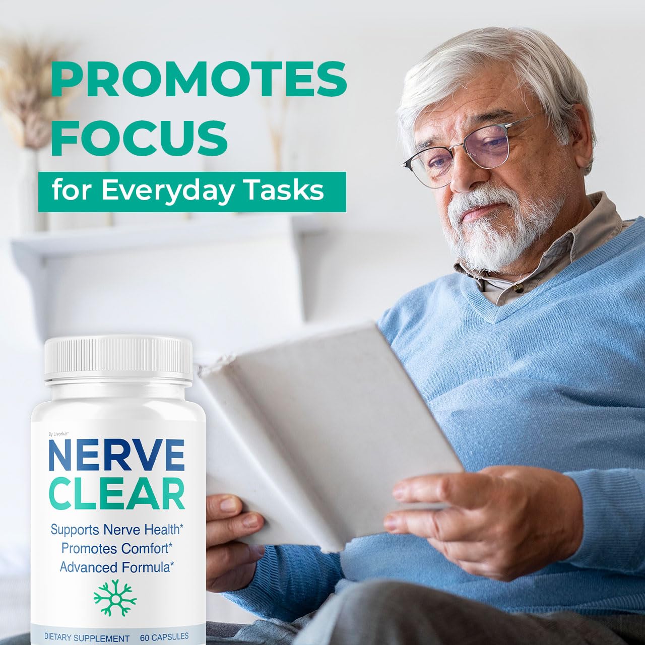 LIVORKA Nerve Clear Capsules, 120 Capsules