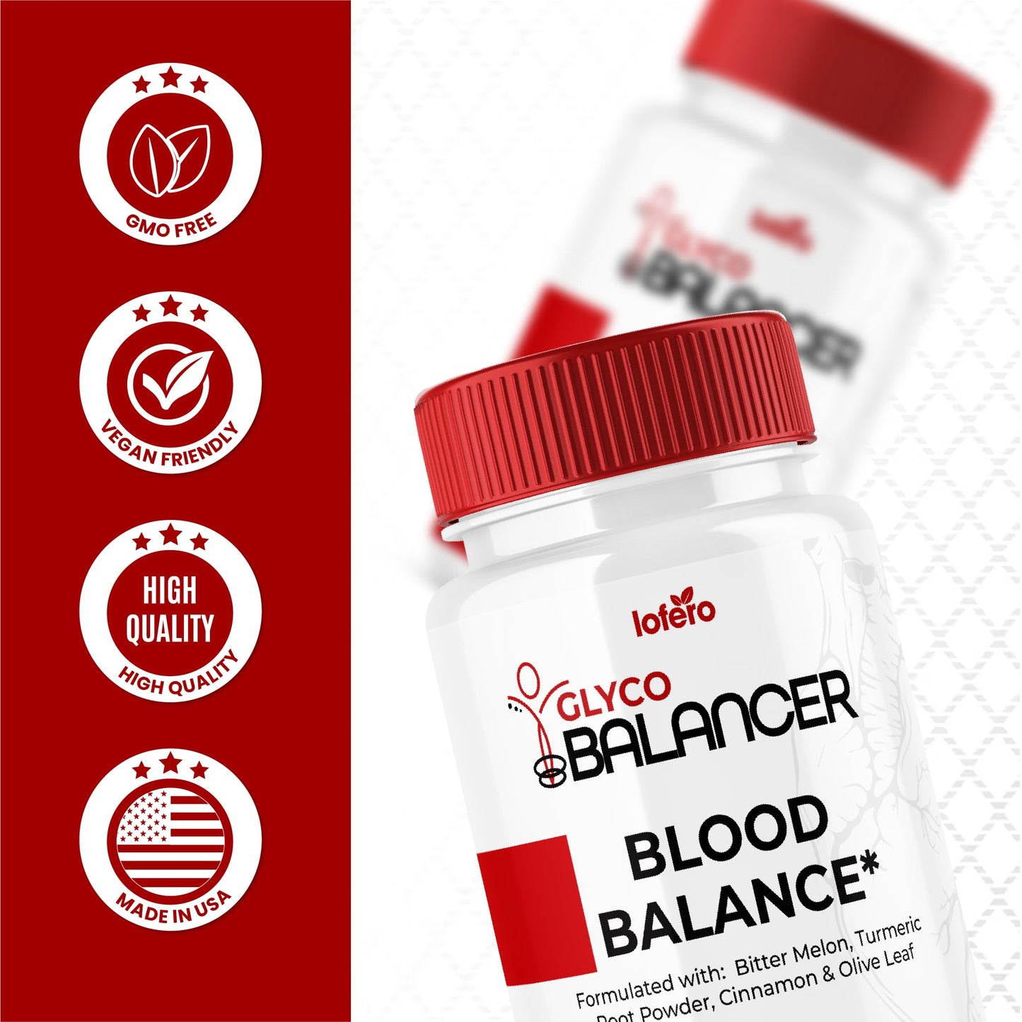 Lofero Glyco Balancer Premium Blood Level Optimizer Capsules 300