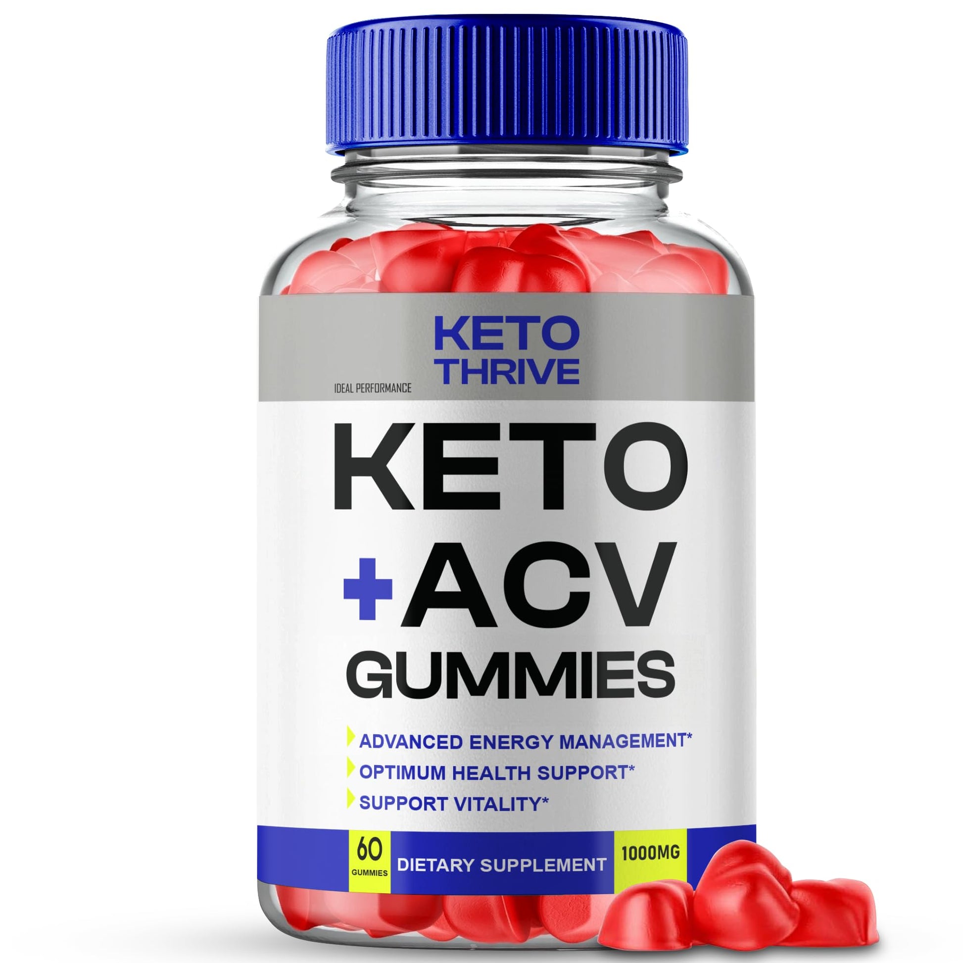 Ideal Performance Keto Thrive ACV Gummies, 60 Gummies