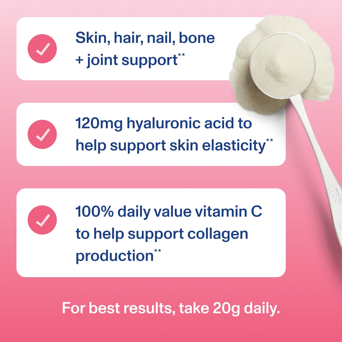 Vital Proteins Collagen Peptides Advanced, Hydrolyzed Peptides with Hyaluronic Acid and Vitamin C - Strawberry Lemon Flavor Powder 10.5 oz (13 Servings)