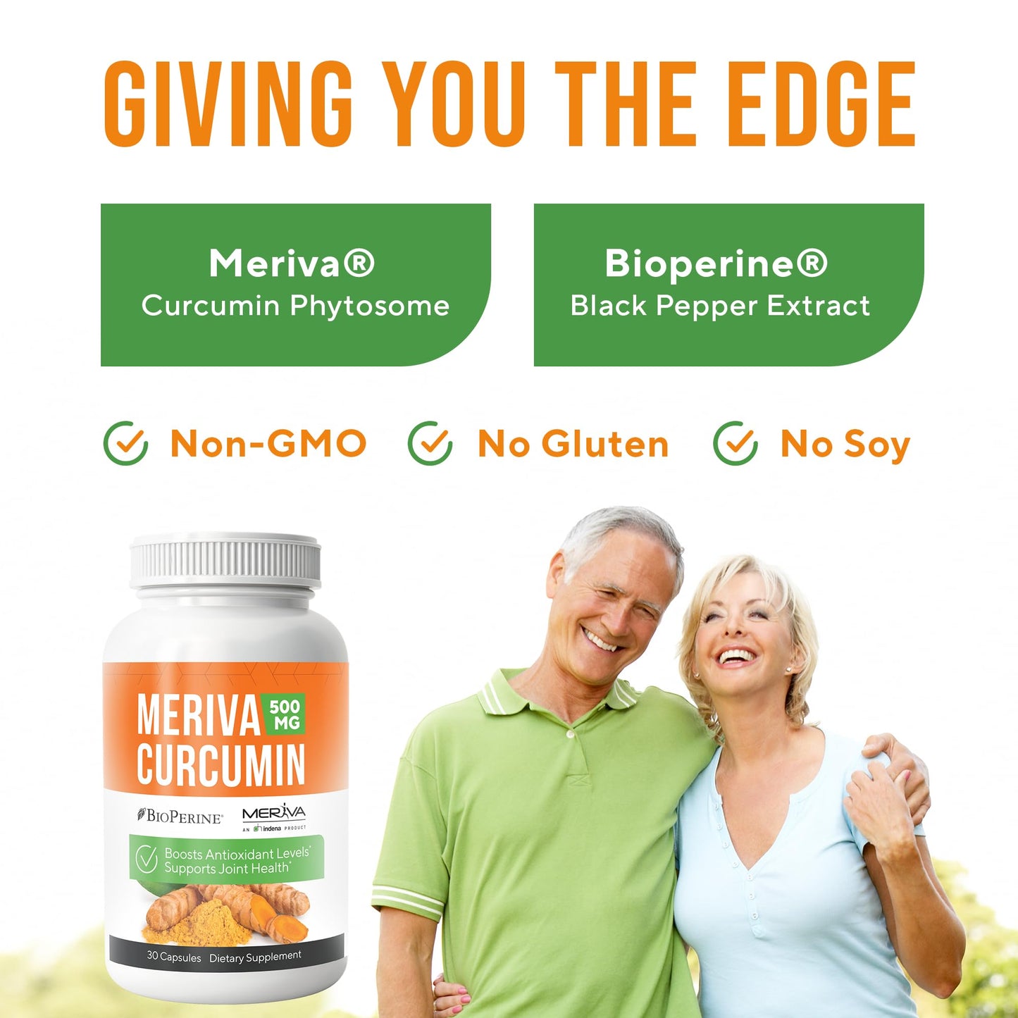 NERVE RENEW Meriva Curcumin with Black Pepper and Bioperine - Antioxidant Boost Nerve Support Supplement 90 Capsules