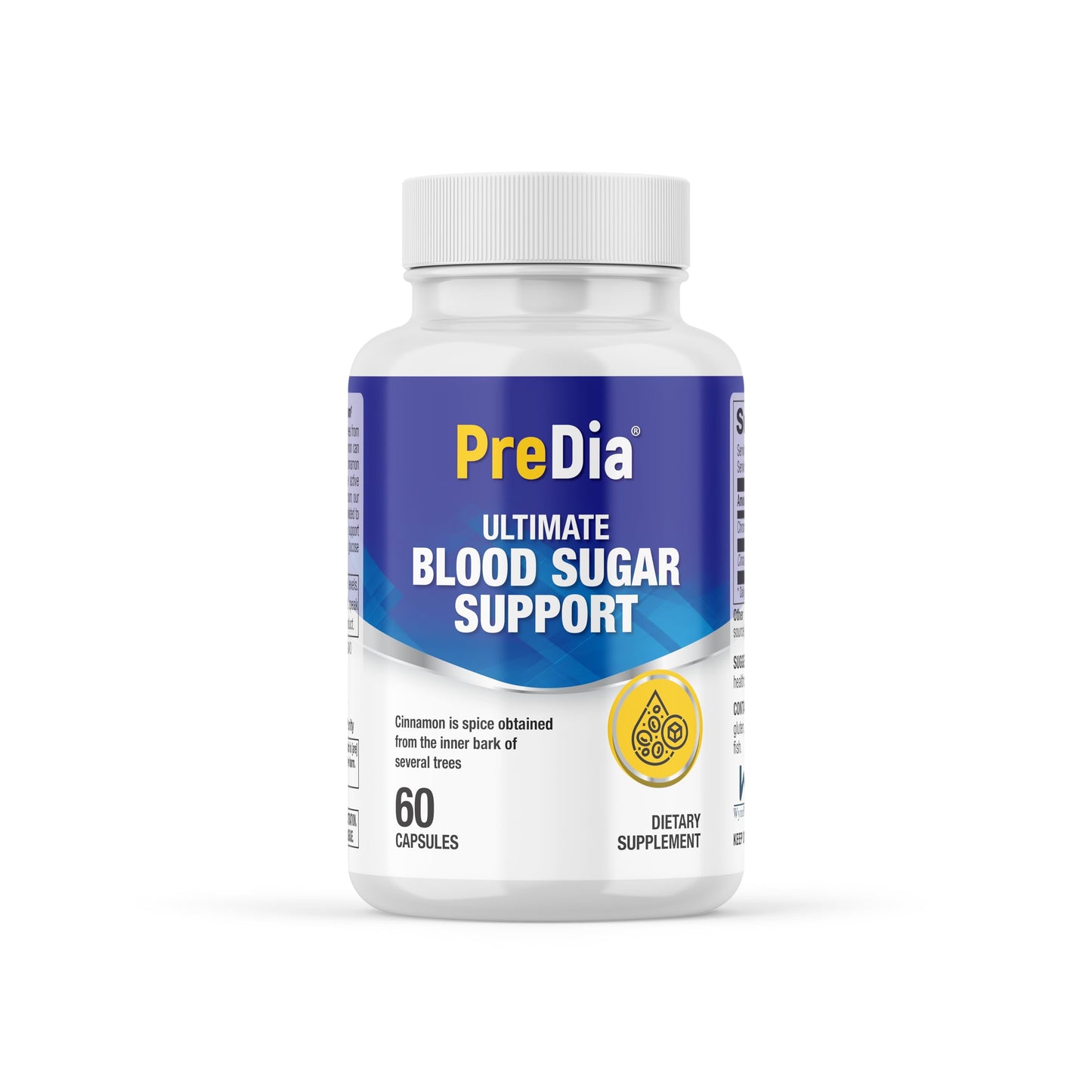 PREDIA Ultimate Blood Sugar Support Vegan Capsules 60 Capsules