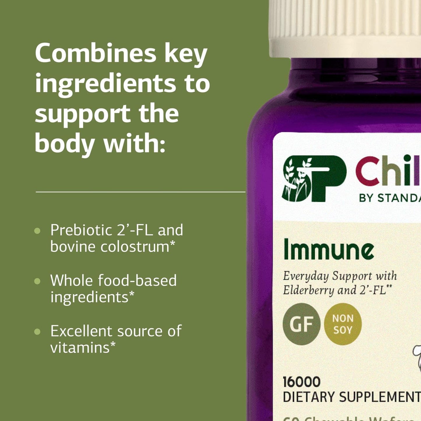 Standard Process Inc. Children's Immune Chewable Wafer, 60 Count
