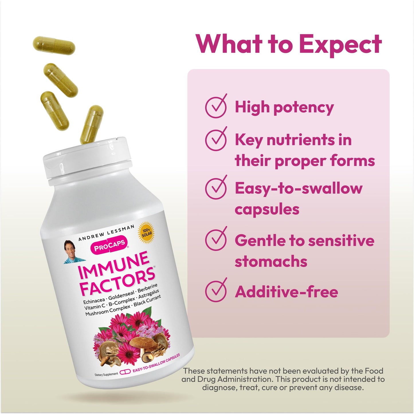 Andrew Lessman Immune Factors Capsules, 30 Count