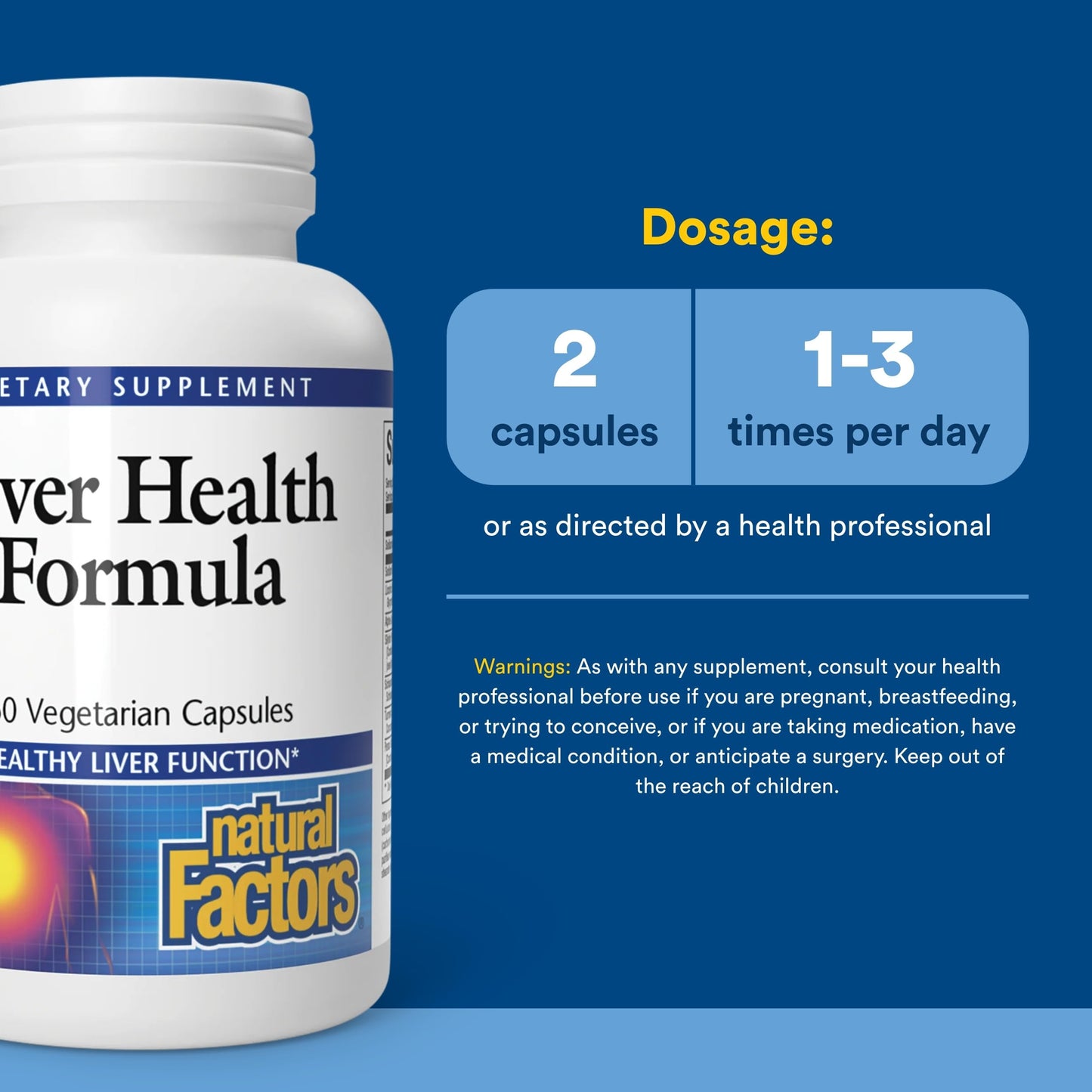 Natural Factors Liver Health Formula Capsules 60