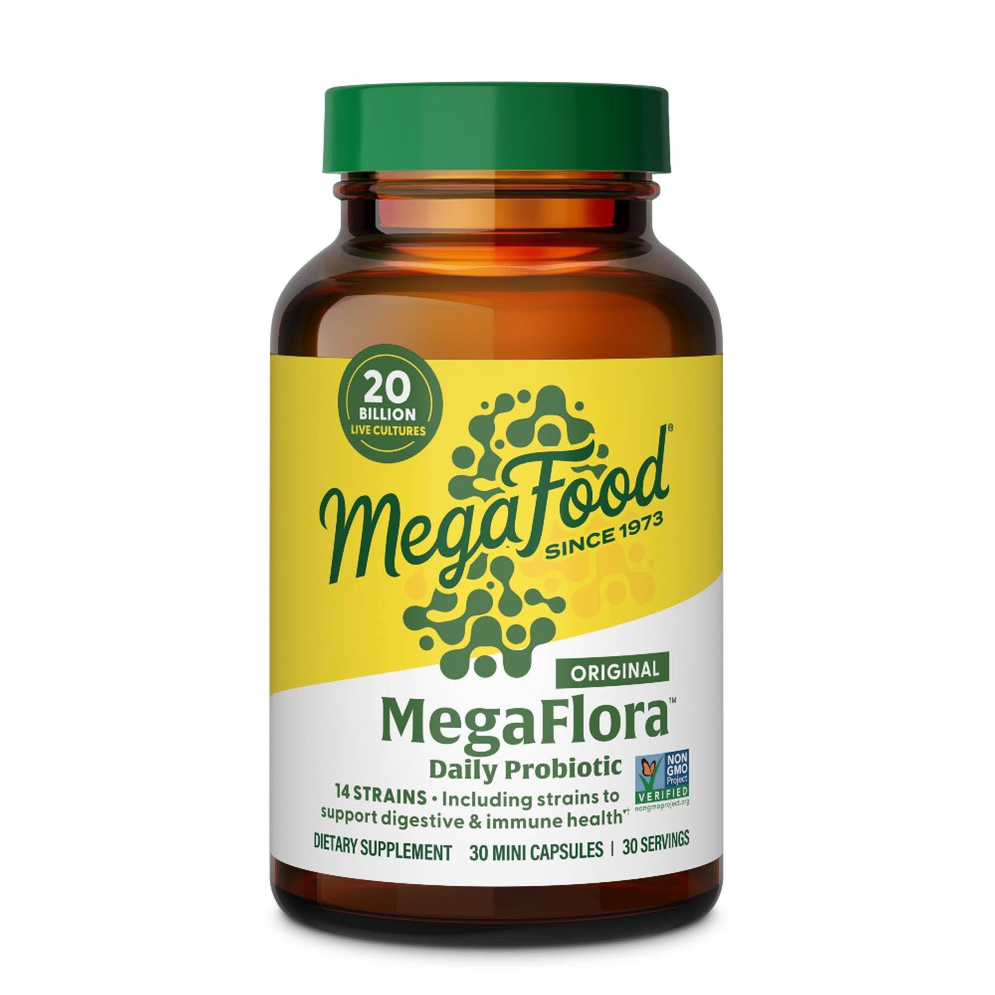 MegaFood MegaFlora Probiotic Capsules 30 Count