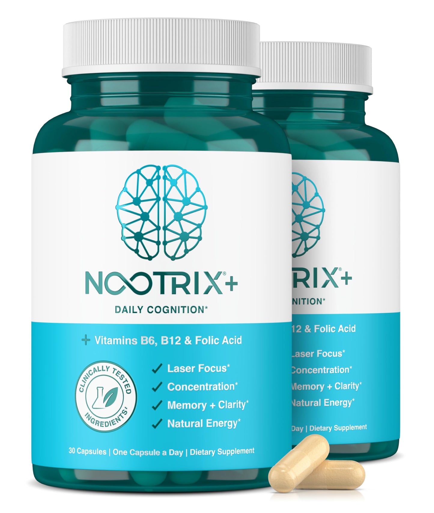 Nootrix Brain Plus Nootropic Supplement Capsule 60 Capsules