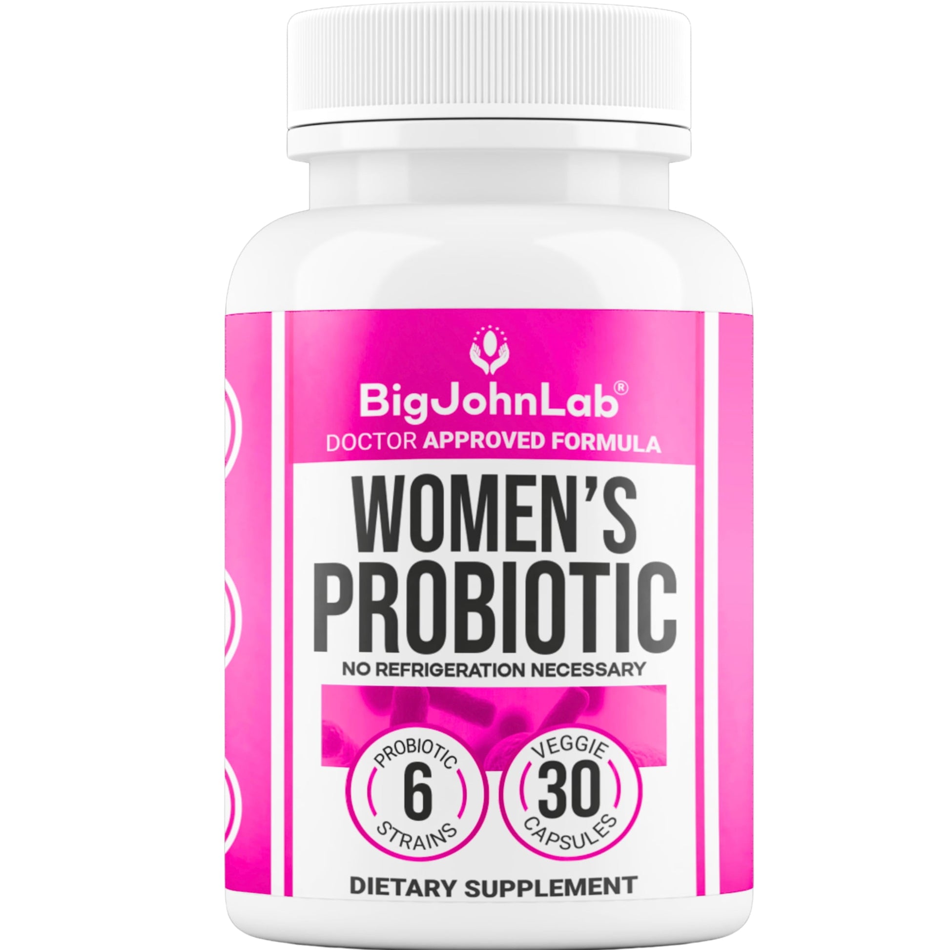 BIGJOHNLAB Women's Probiotic Supplement 30 Capsules
