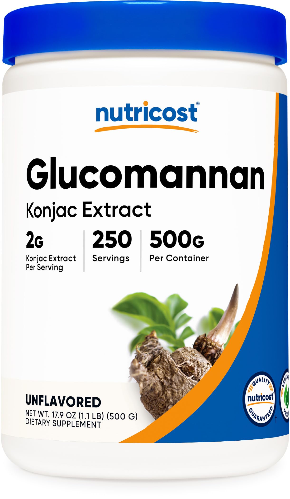 Nutricost Glucomannan Powder 17.6 oz