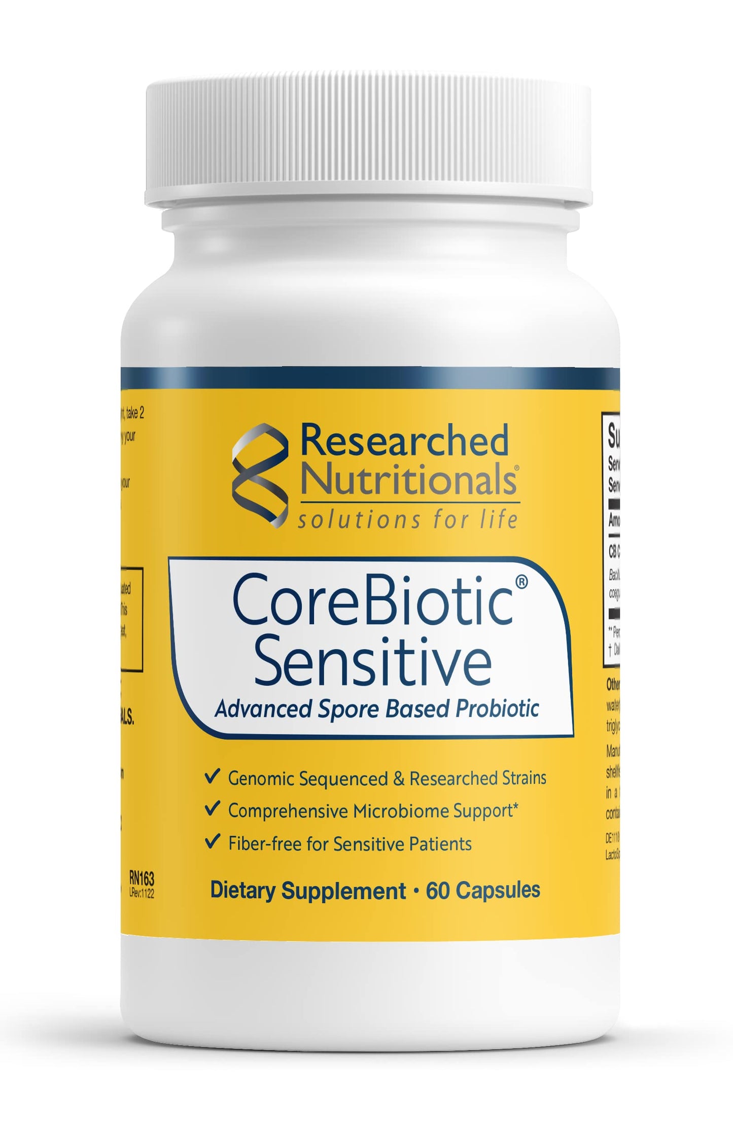 Researched Nutritionals CoreBiotic Sensitive 60 Capsules